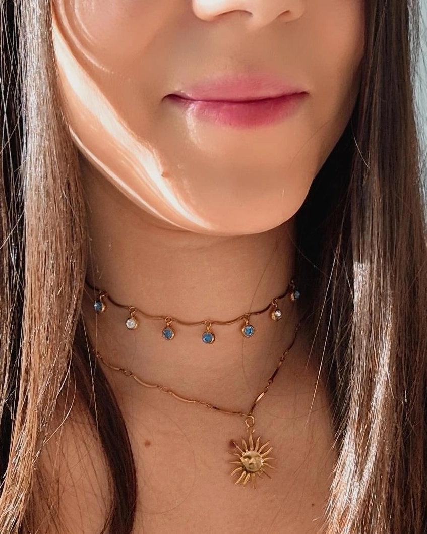 Collar Lumira Blue