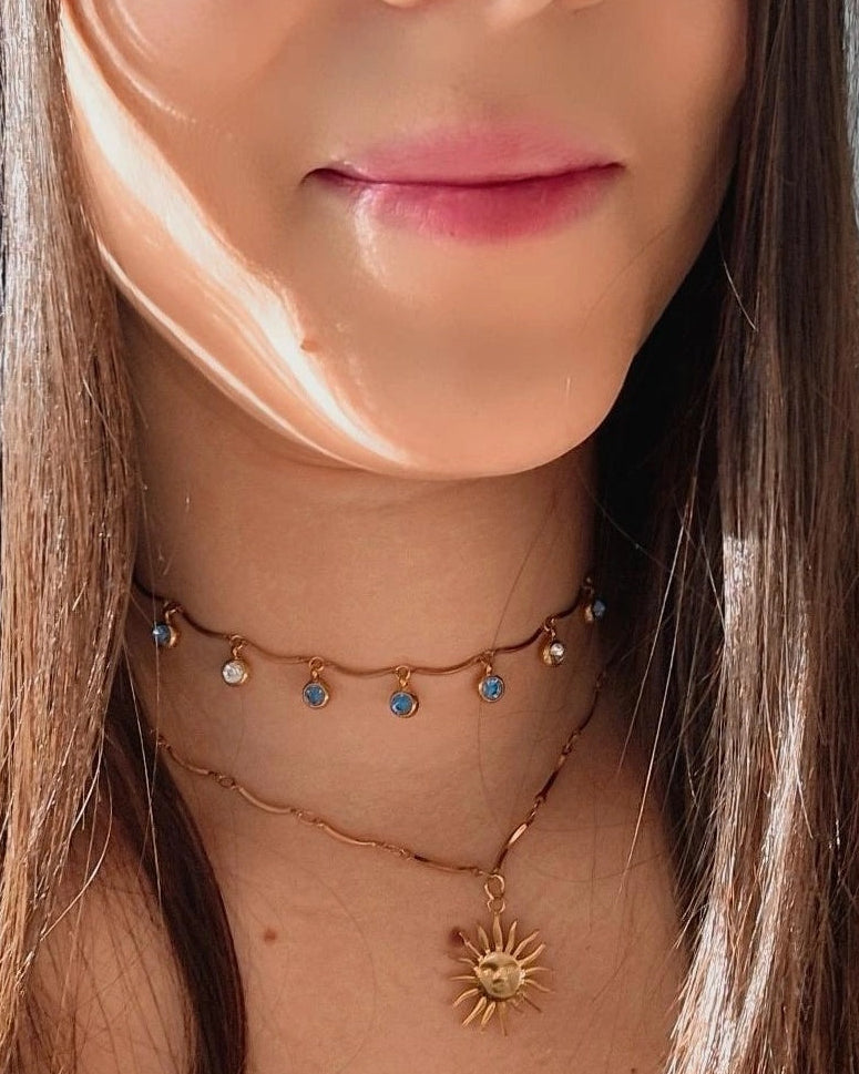Collar Lumira Blue