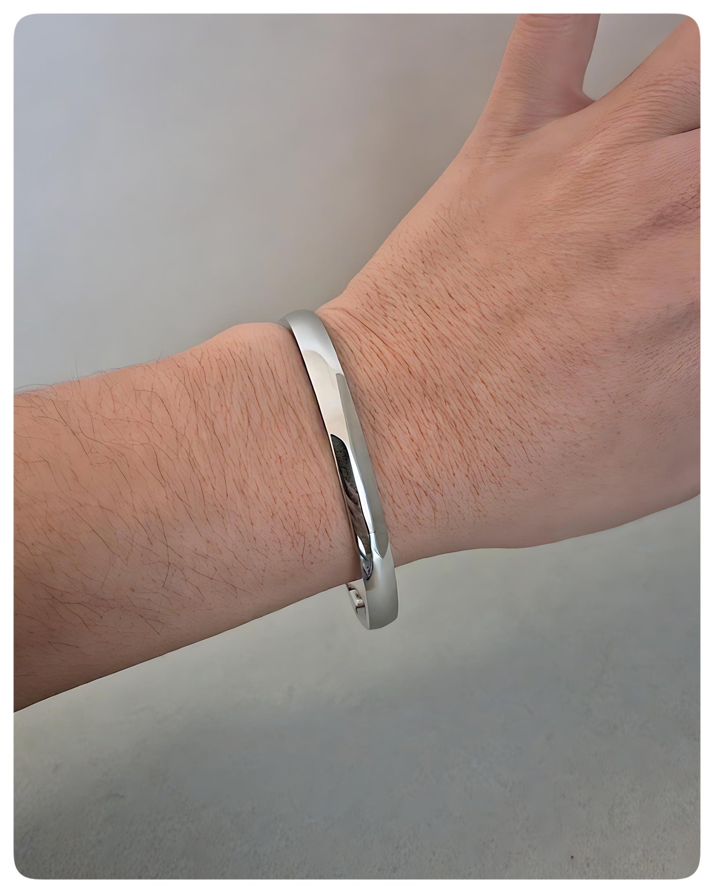 Pulsera Essence Plateada 6mm