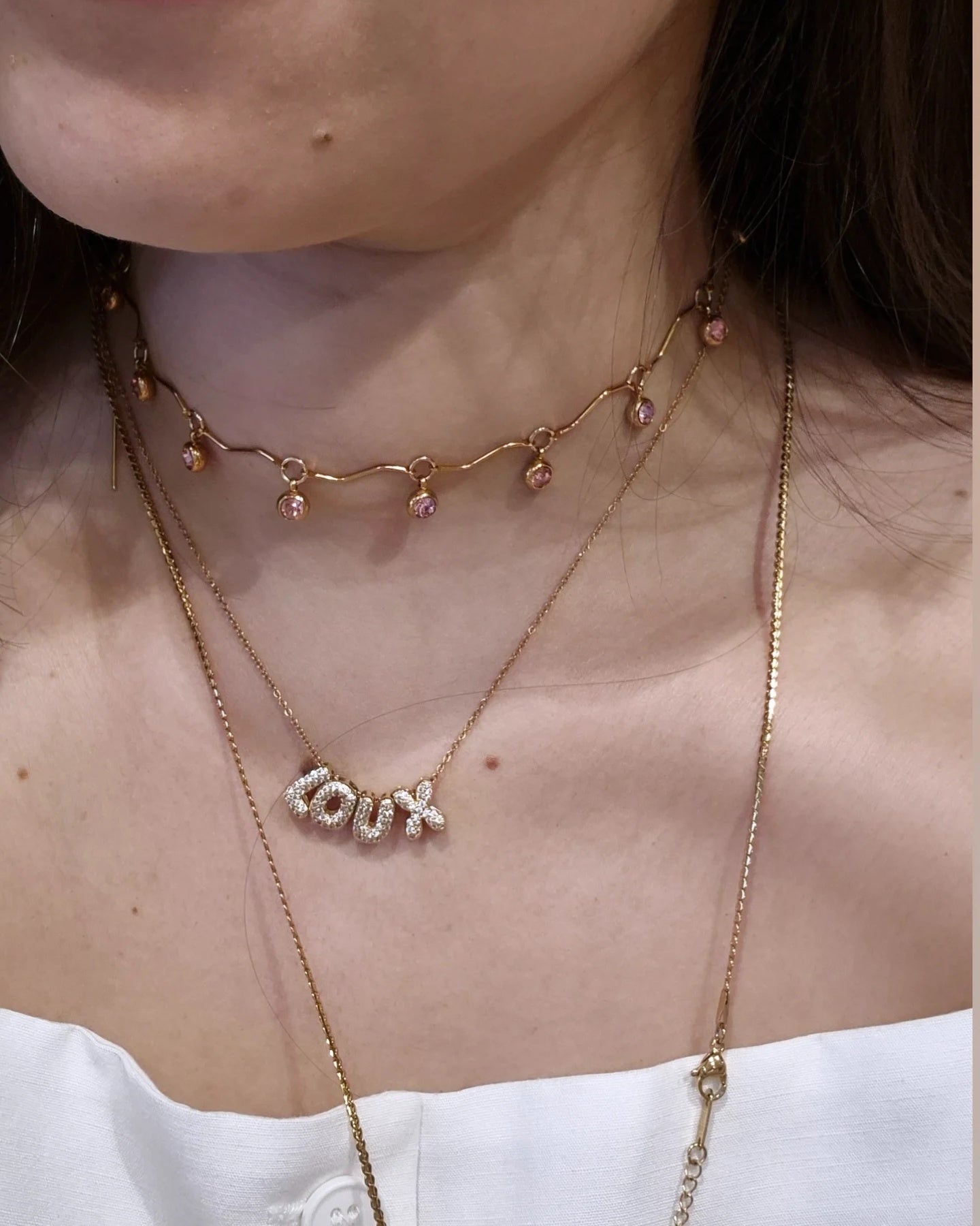 Collar Inicial Mini Bubble