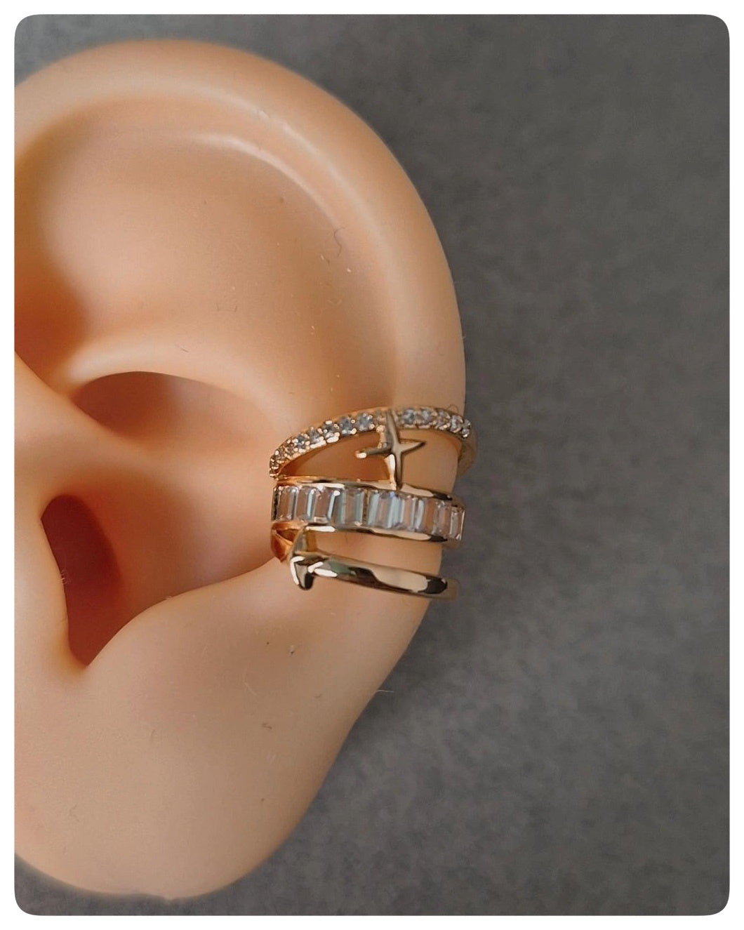 Earcuffs Destellos 12 (1 pieza)