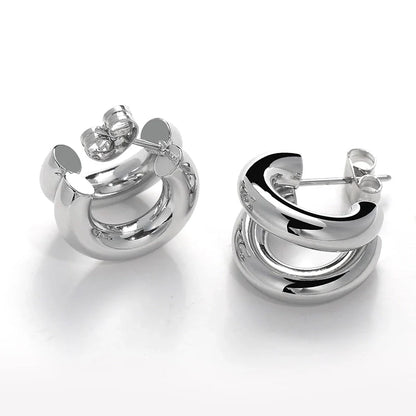 Zarcillo Lunas Gemelas