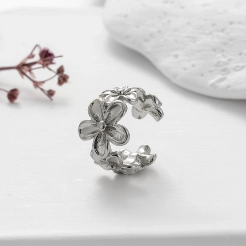 Ear cuff Flowers (1 pieza)