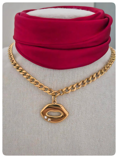 Choker Beso Dorado