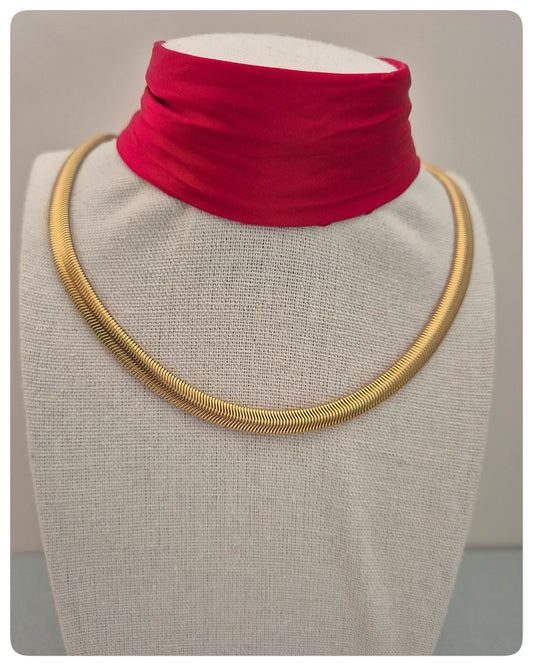 Collar Serpiente Dorada