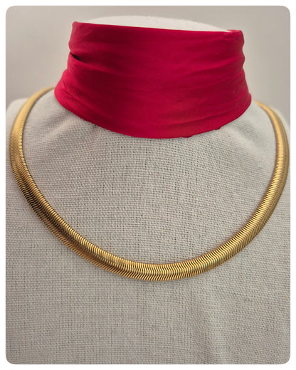 Collar Serpiente Dorada