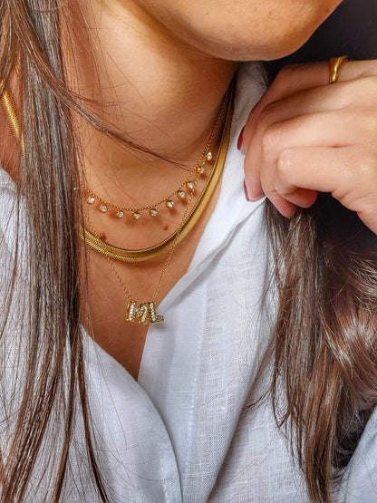 Collar Serpiente Dorada