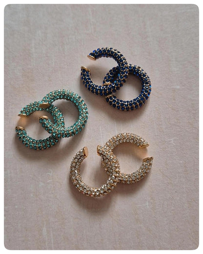Ear Cuff Sparkle Gems (1 unidad)