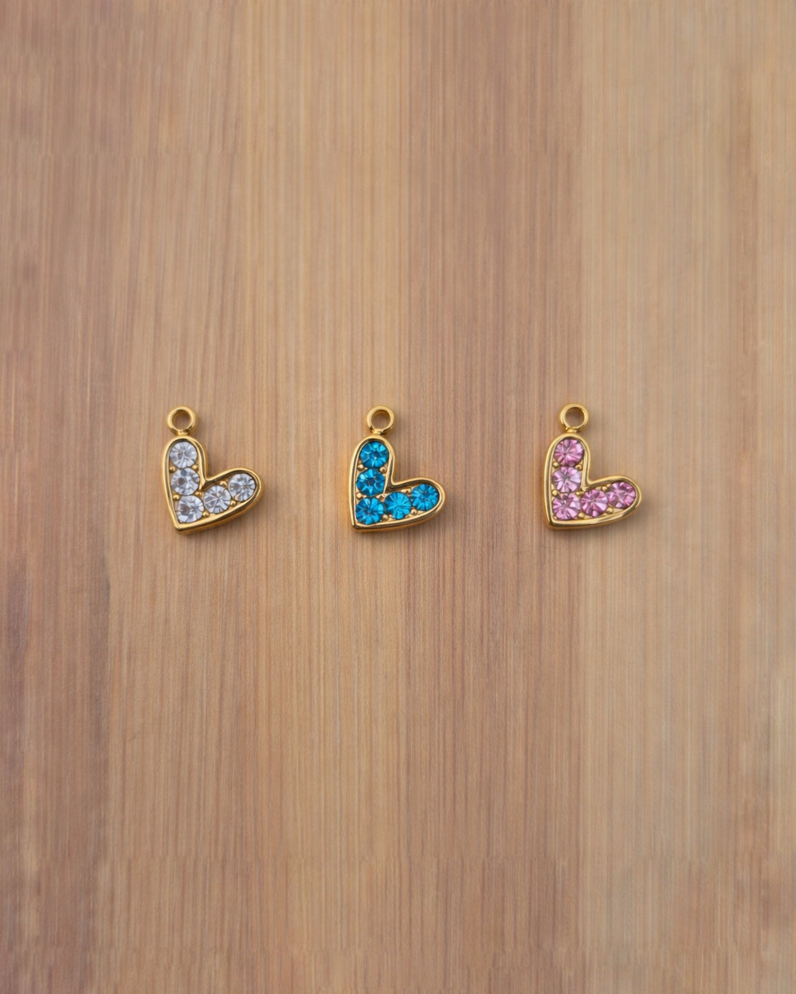 Mini corazones brillantes
