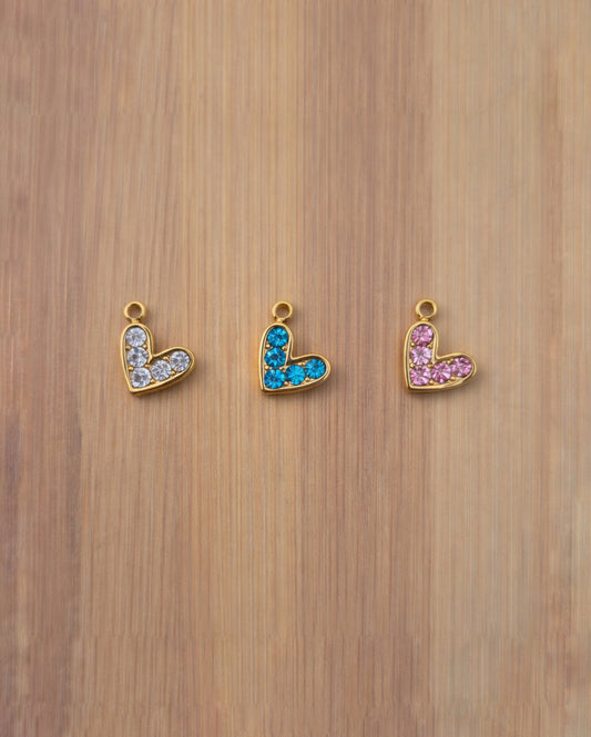 Mini corazones brillantes