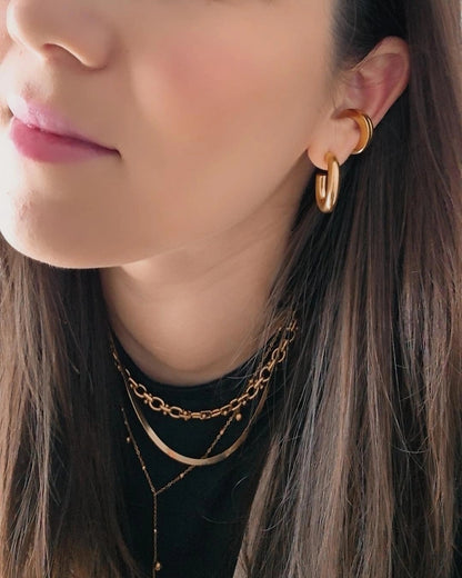 Zarcillo Óvalo Elegante