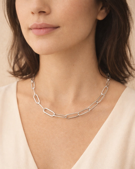 Cadena Link Style en Silver