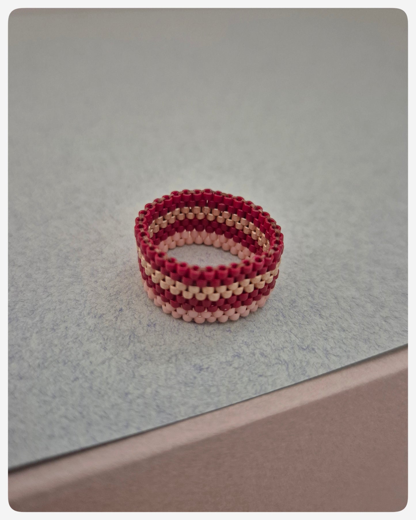 Anillo Bruma Granate