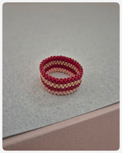 Anillo Bruma Granate