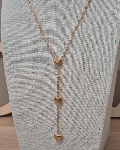 Corazones en cascada