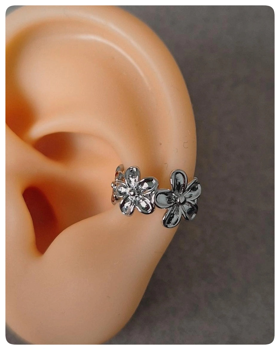 Ear cuff Flowers (1 pieza)