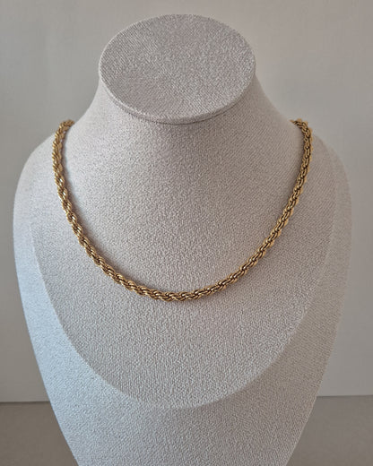 Cadena Trenza Dorada