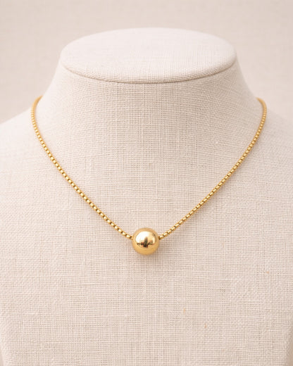 Collar Esfera Dorada