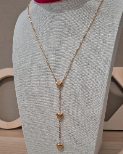 Corazones en cascada