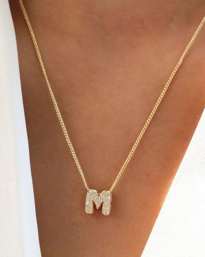 Collar Inicial Mini Bubble