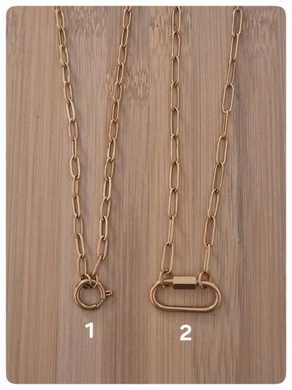 Collar Eslabón Dorado (base)