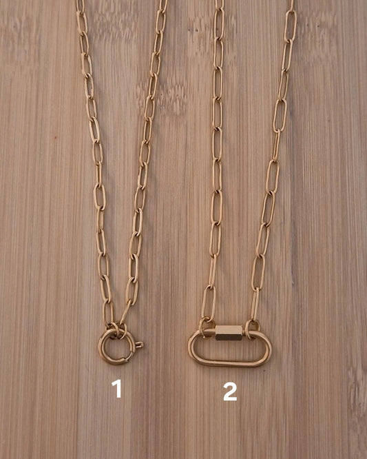 Collar Eslabón Dorado (base)
