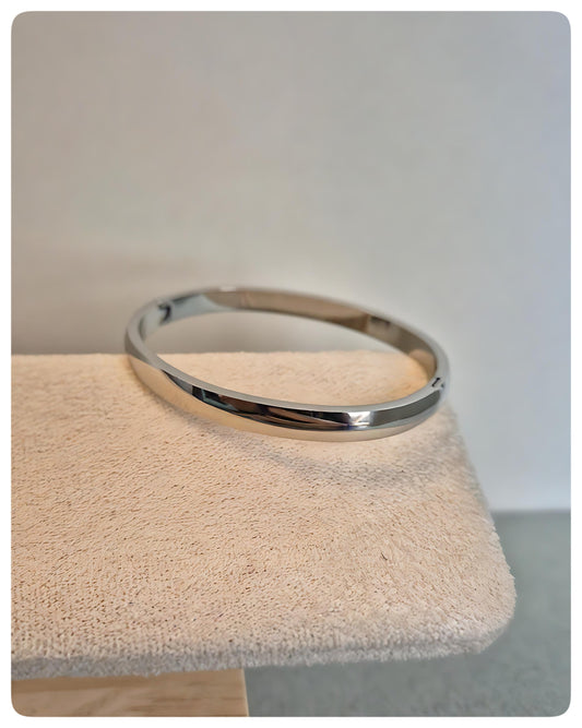 Pulsera Essence  Plateada 6mm