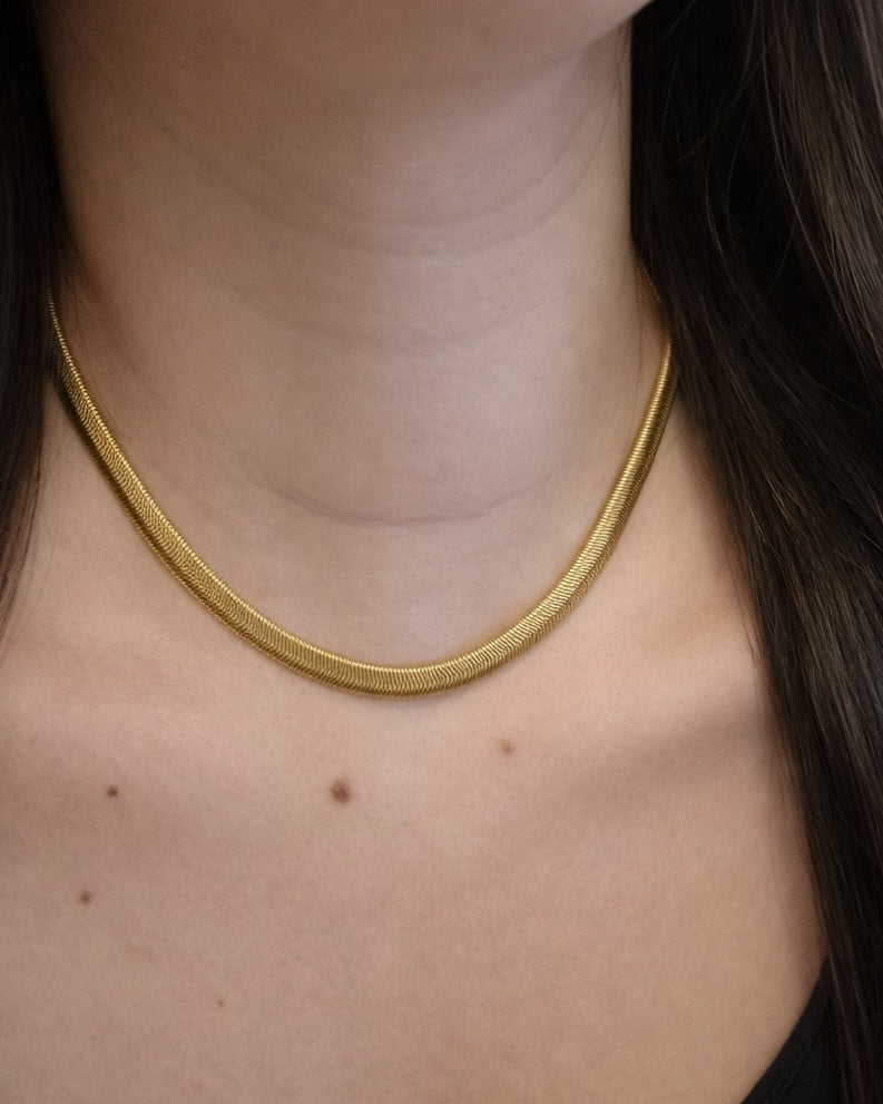 Collar Serpiente Dorada