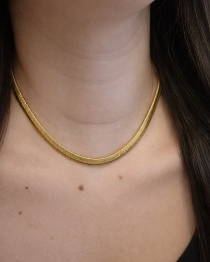 Collar Serpiente Dorada