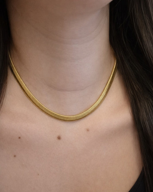 Collar Serpiente Dorada